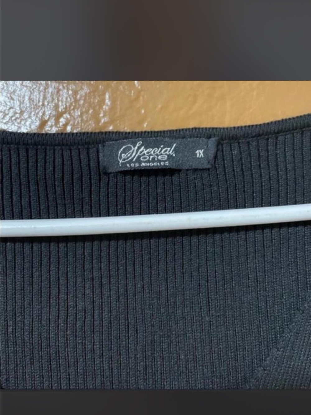 V-Neck Ribbed Stripe Sweater - Picture 5 of 5